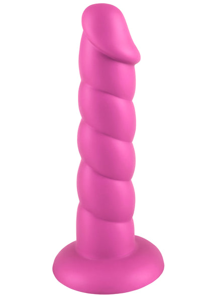 Spiral Tease Vibrating Dong Silicone M