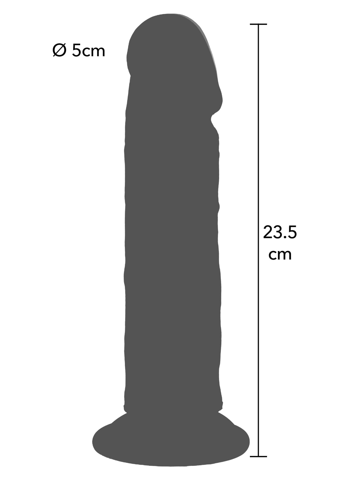 Sliding Skin Vibrating Dong Silicone XL