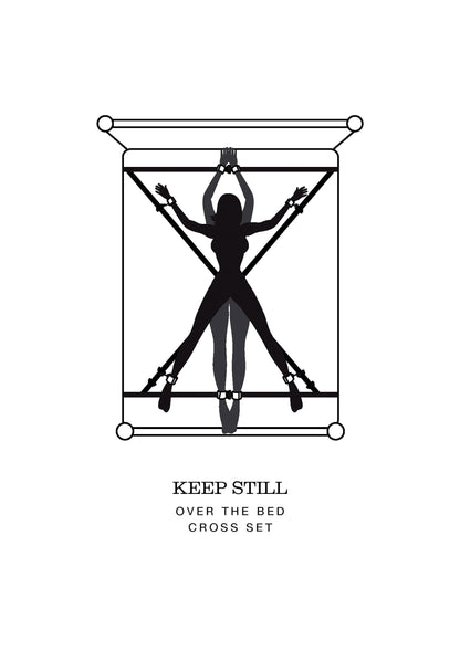 29031 fifty shades of grey over the bed cross set