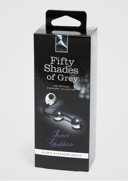 29034 fifty shades of grey silver pleasure balls 221g