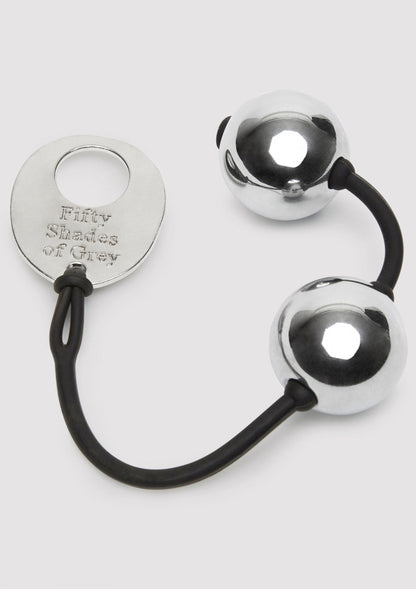 29034 fifty shades of grey silver pleasure balls 221g