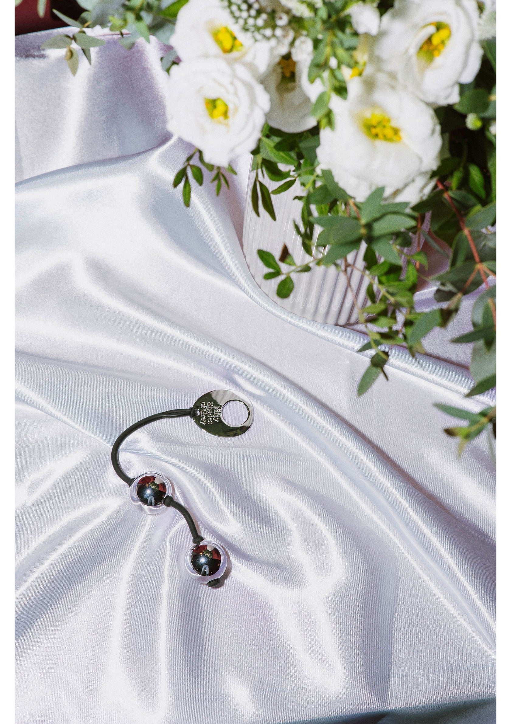 29034 fifty shades of grey silver pleasure balls 221g