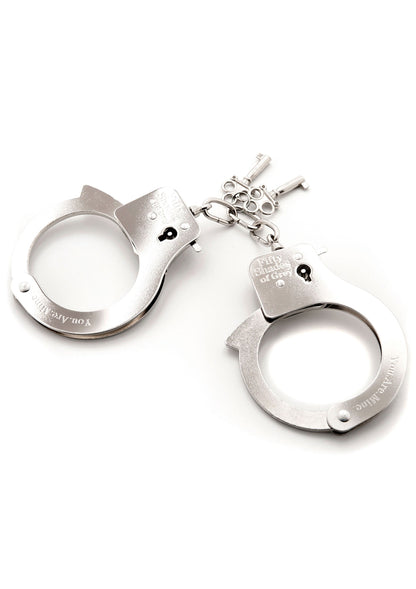 29037 fifty shades of grey you are mine metal handcuffs