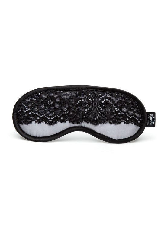 29049 fifty shades of grey satin and lace blindfold