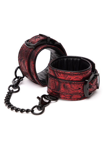 29052 fifty shades of grey reverse pu leather wrist cuffs