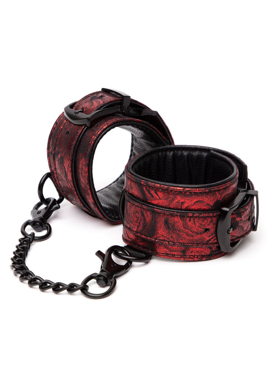 29052 fifty shades of grey reverse pu leather wrist cuffs