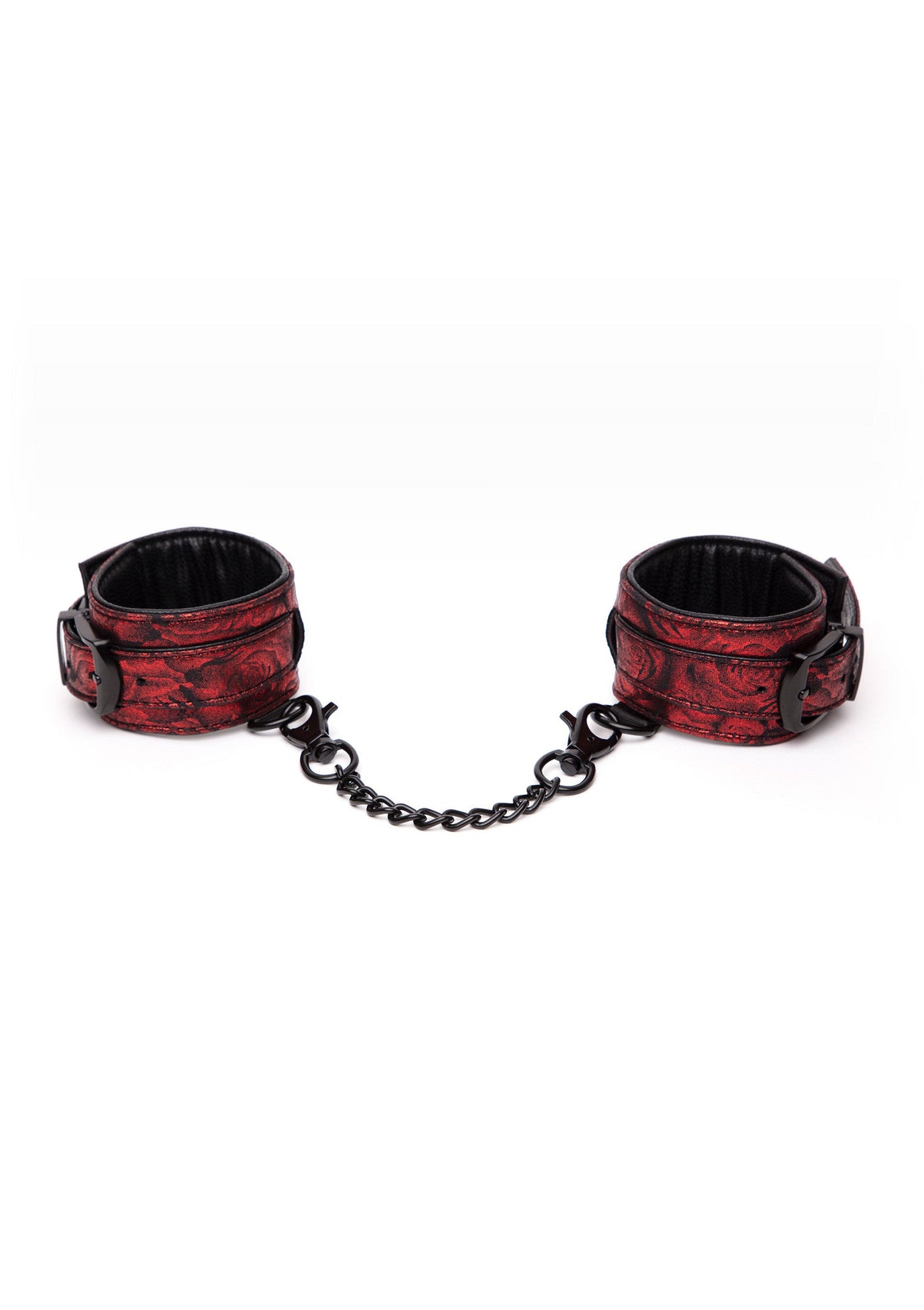 29052 fifty shades of grey reverse pu leather wrist cuffs