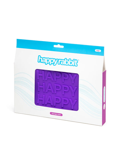 29191 happy rabbit large silicone zip storage