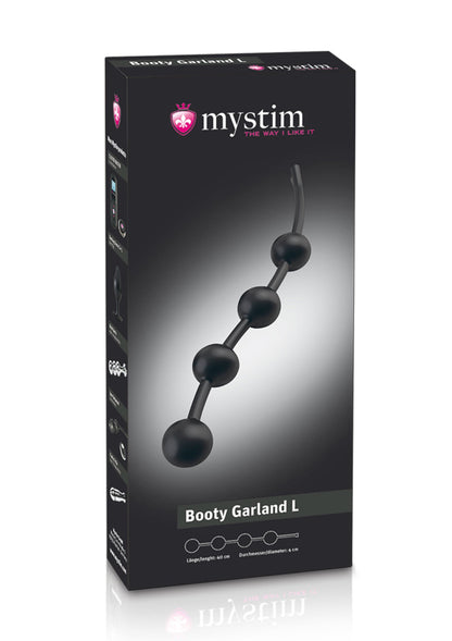 33550 mystim booty garland anal chain l