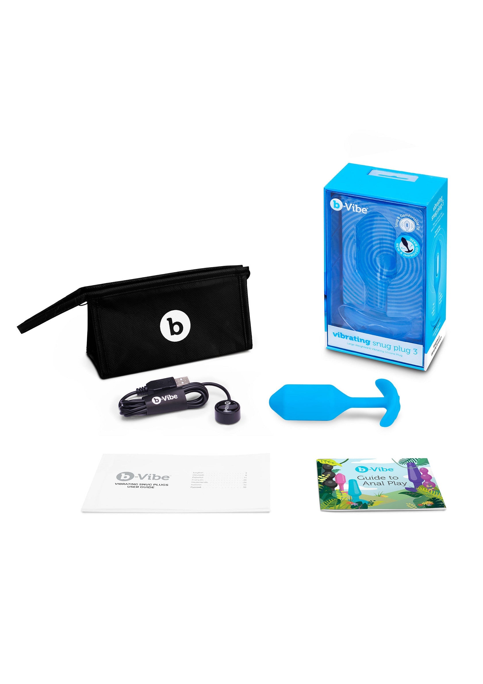 35448 b vibe vibrating snug plug l