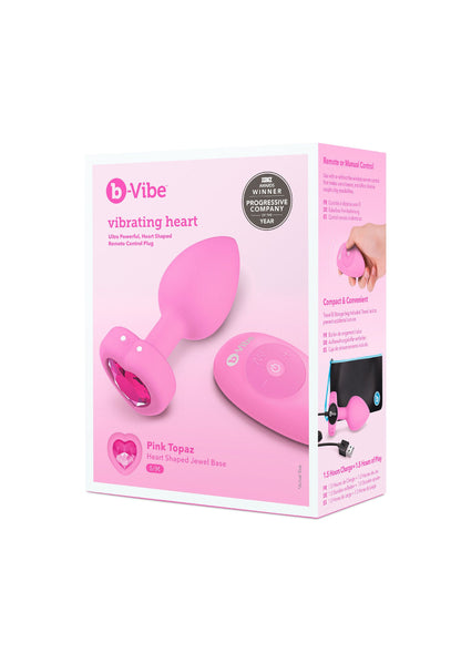 35454 b vibe vibr heart plug sm
