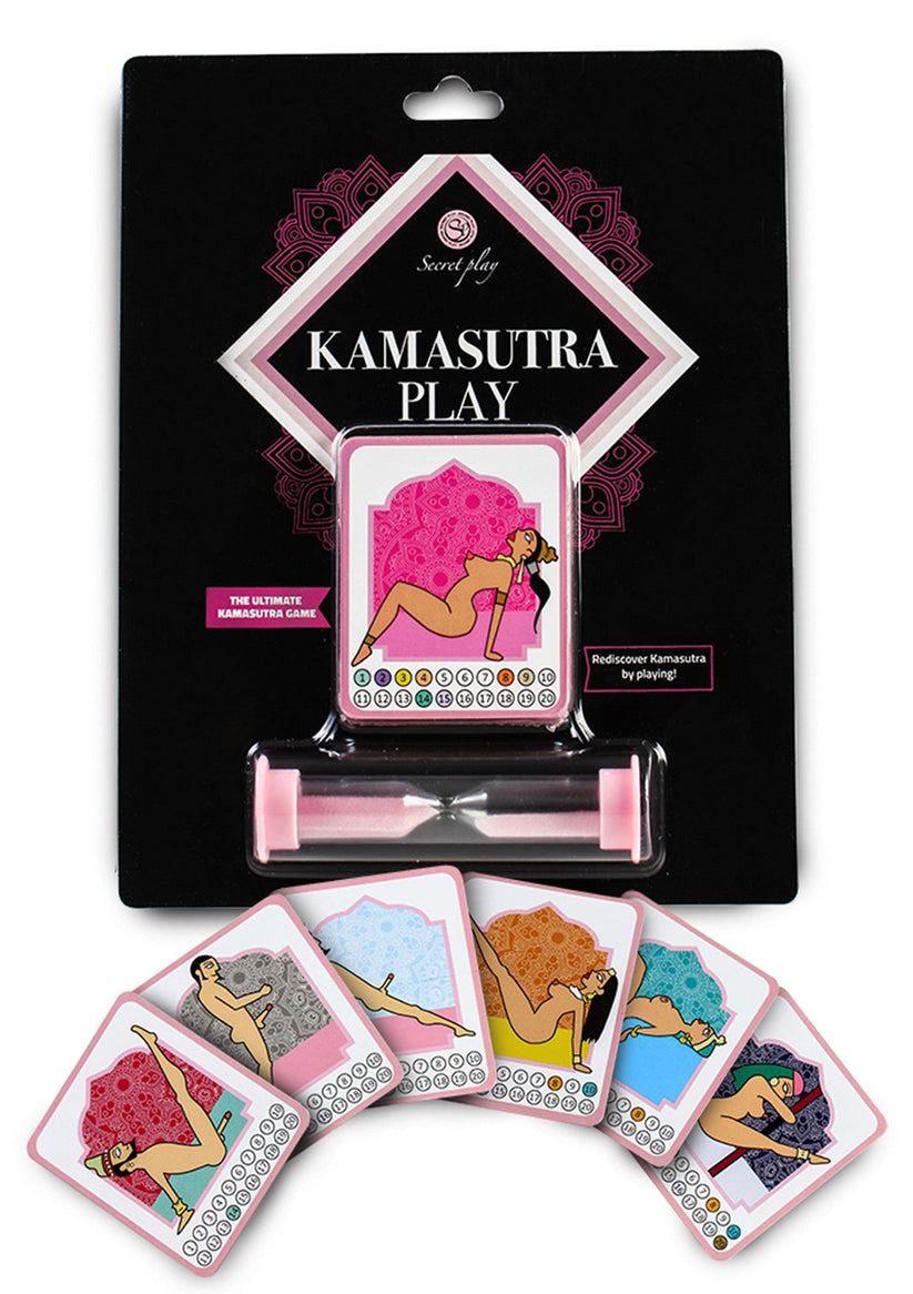 Kamasutra Play Kartenspiel | Erotisches Paarspiel mit Sanduhr | RaiX