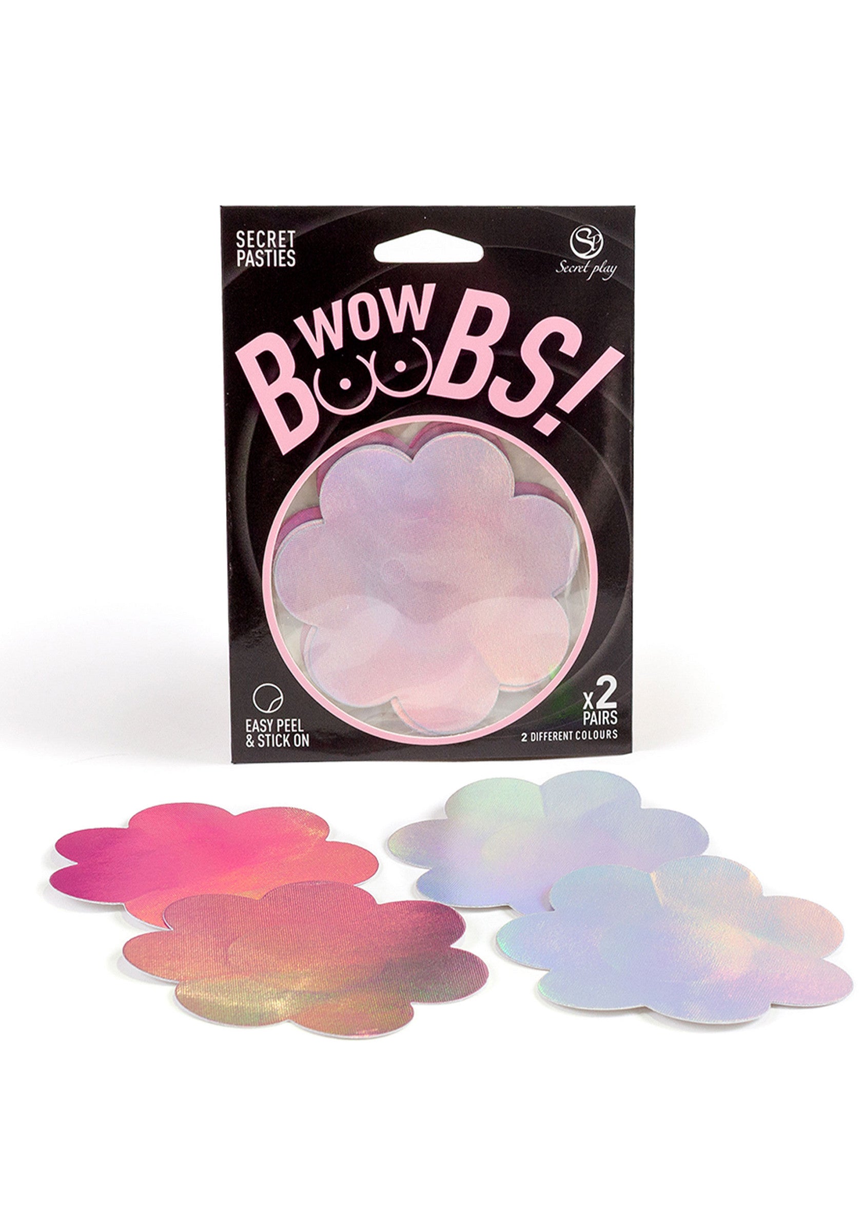 44323 secret play flower nipple pasties 2 pair