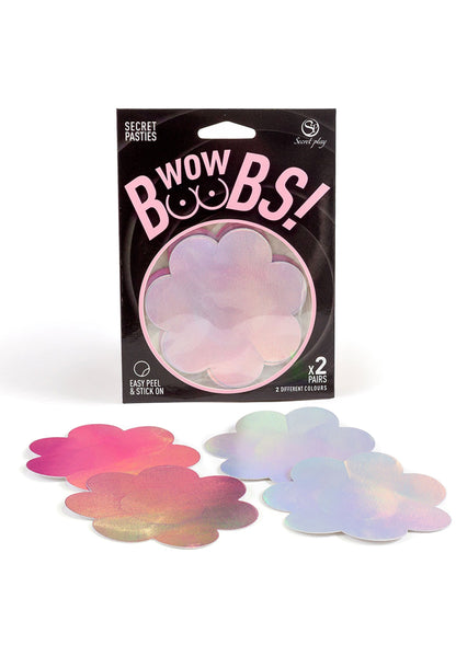 44323 secret play flower nipple pasties 2 pair