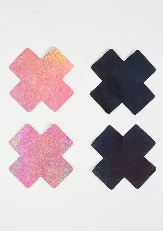 44324 secret play cross nipple pasties 2 pair