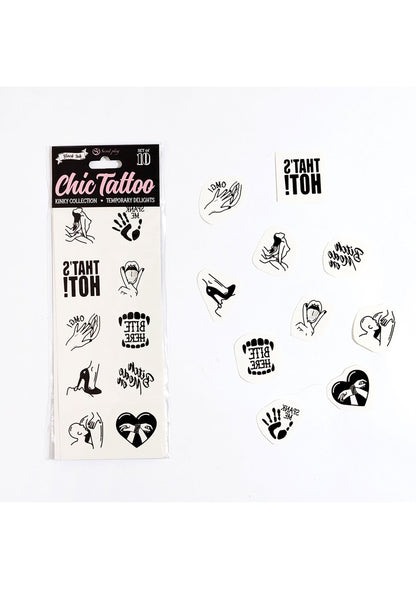 44327 secret play kinky chic temporary tattoo