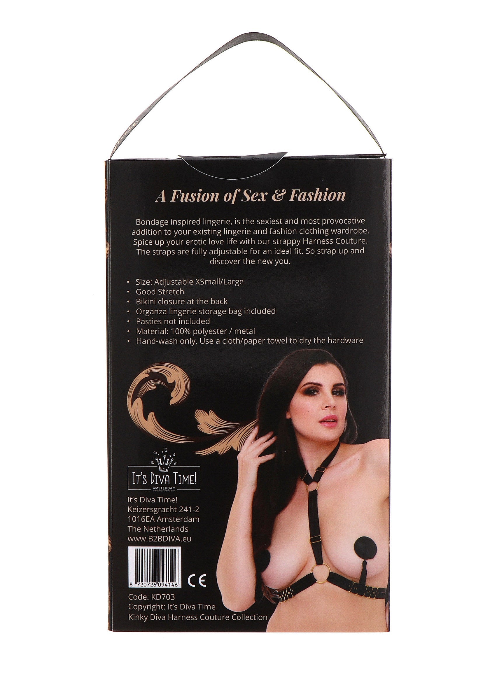 70801 kinky diva harness deluxe