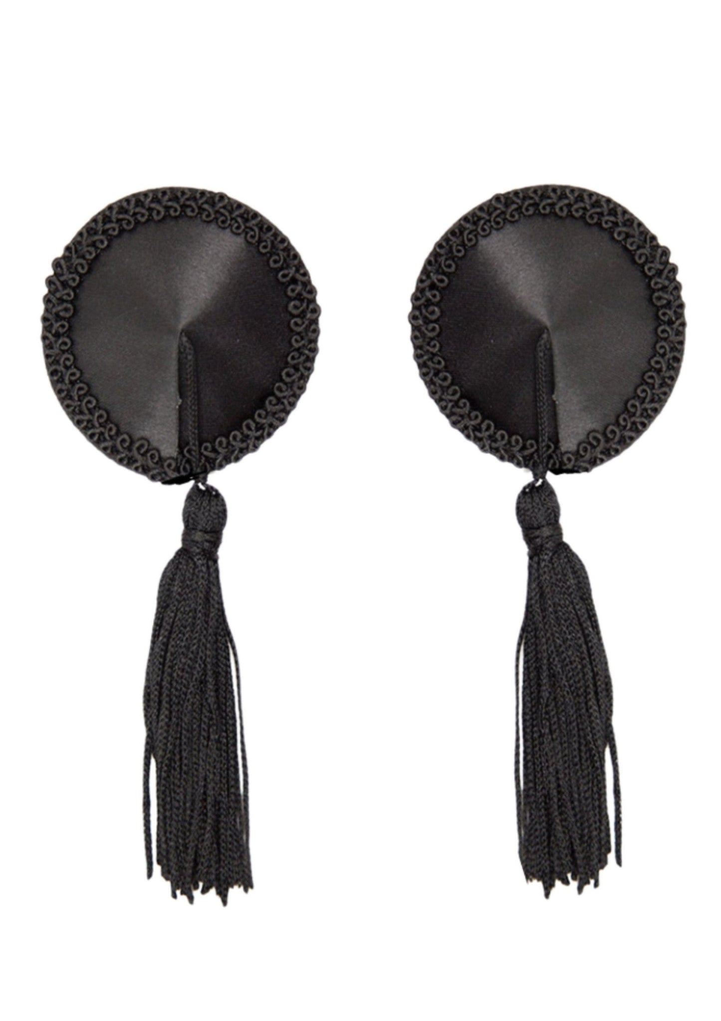 70830 kinky diva satin nipple covers w tassel