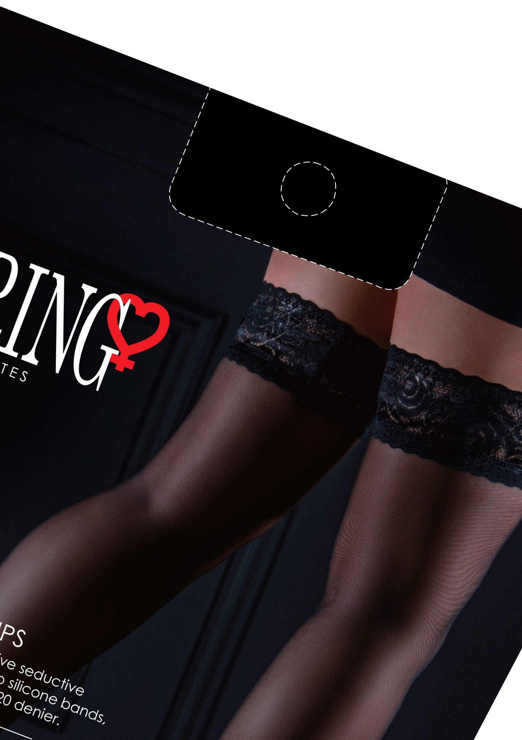 75000 daring intimates satin touch 20d stay ups