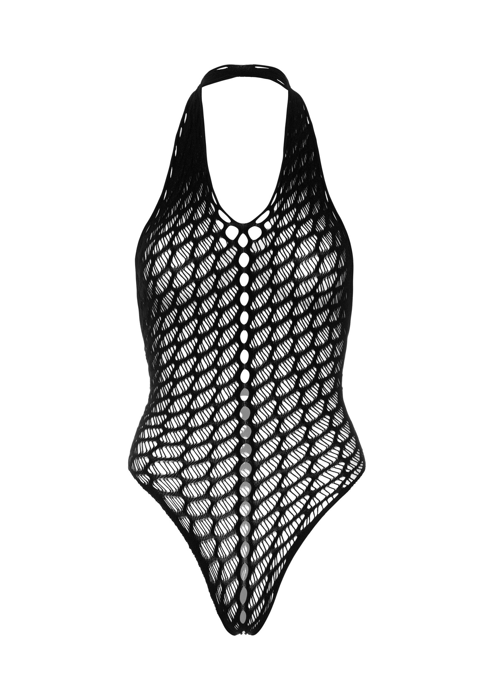 75276 daring intimates flow net halter teddy