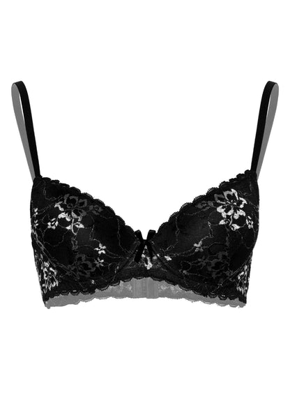 76205 daring intimates day night demi bra with floral lace