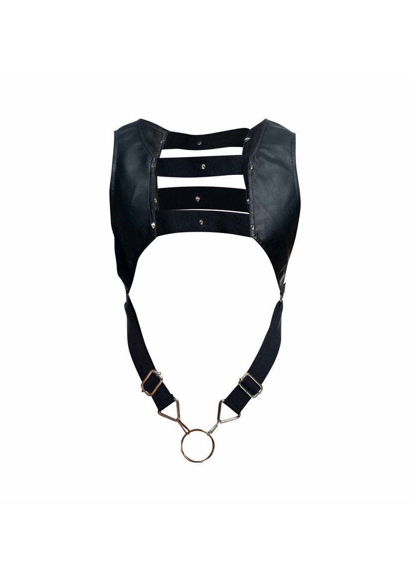 Top Cockring Harness DNGEON 1 Top Cockring Harness DNGEON – Cropped Brustgurt mit Penisring | RaiX Shop