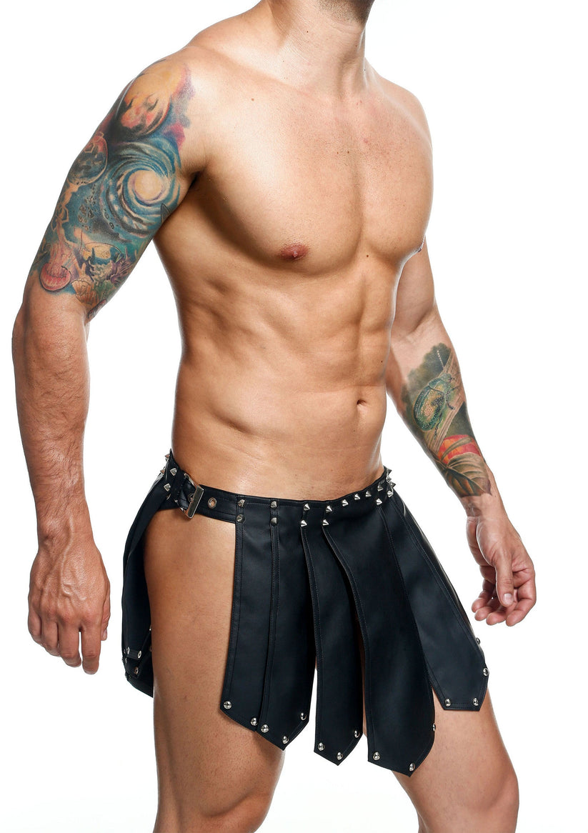 Roman Skirt – Leder Gladiator Krieger Rock Herren DNGEON  | RaiX Shop
