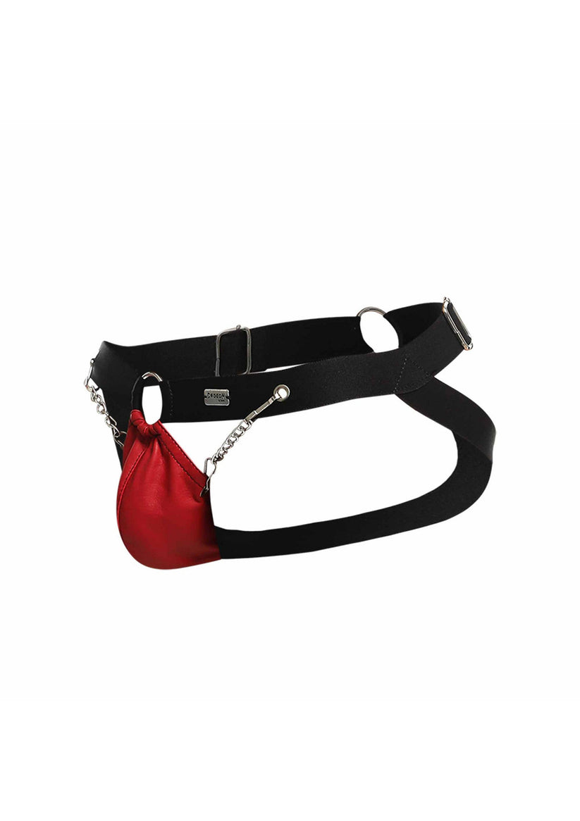 Chain Jockstrap DNGEON – Leder-Optik Herren Gstring mit Kette | RaiX Shop