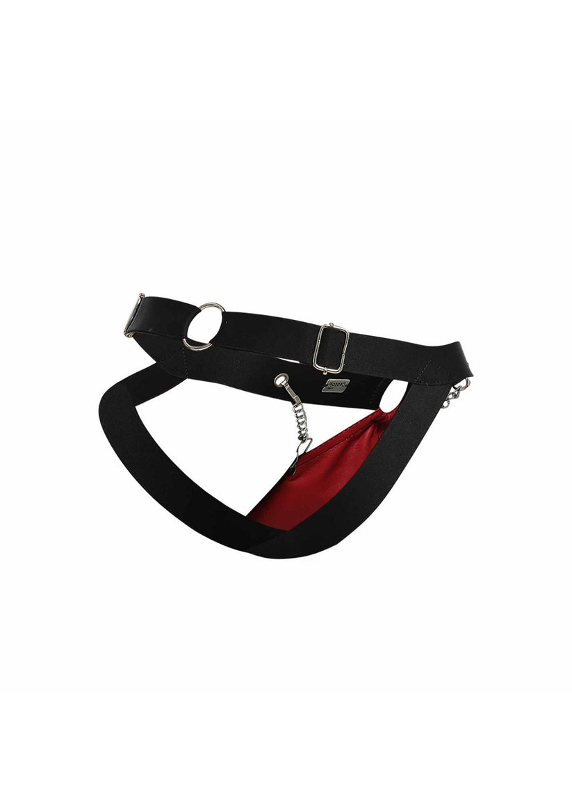 Chain Jockstrap DNGEON 2 Chain Jockstrap DNGEON – Leder-Optik Herren Gstring mit Kette | RaiX Shop