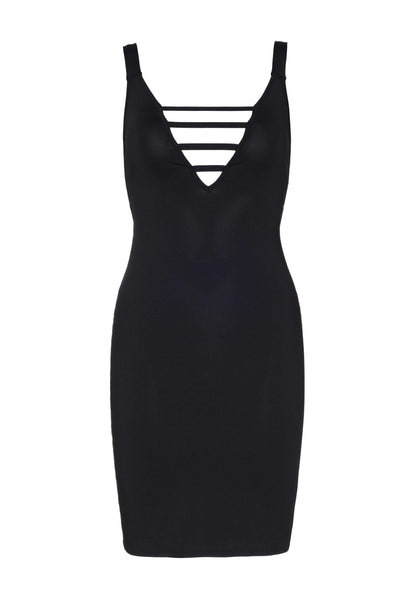 Deep-V Mini Dress