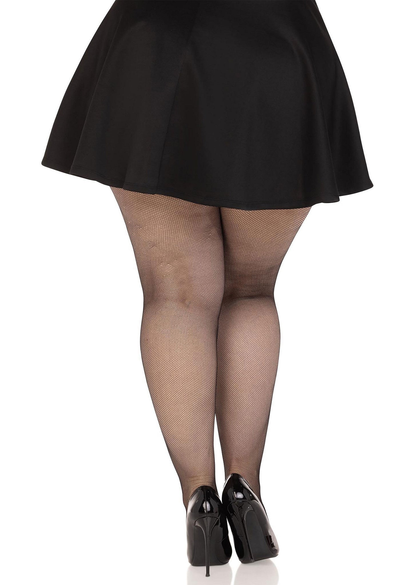 85112 leg avenue plus elastane micro net tights