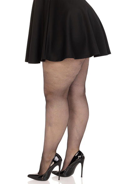 85112 leg avenue plus elastane micro net tights