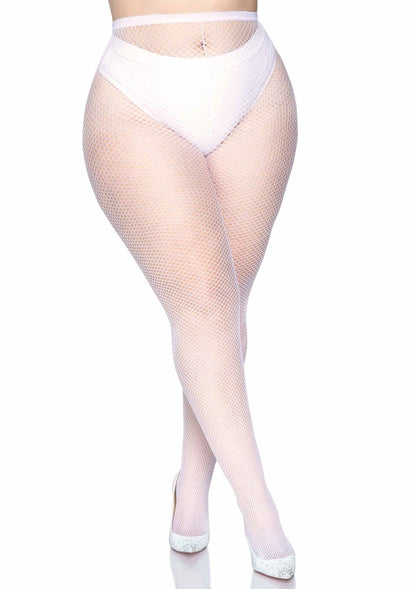 85186 leg avenue plus fishnet pantyhose