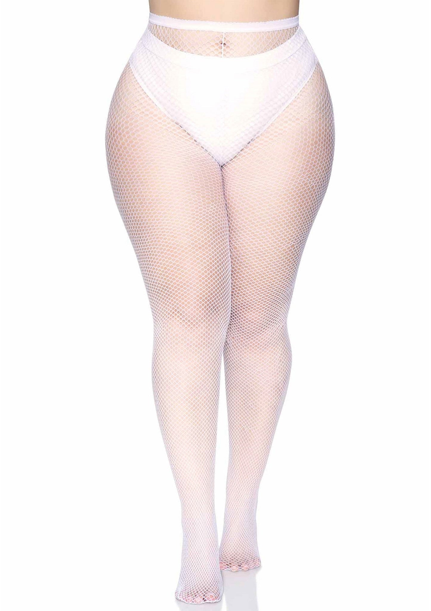 85186 leg avenue plus fishnet pantyhose