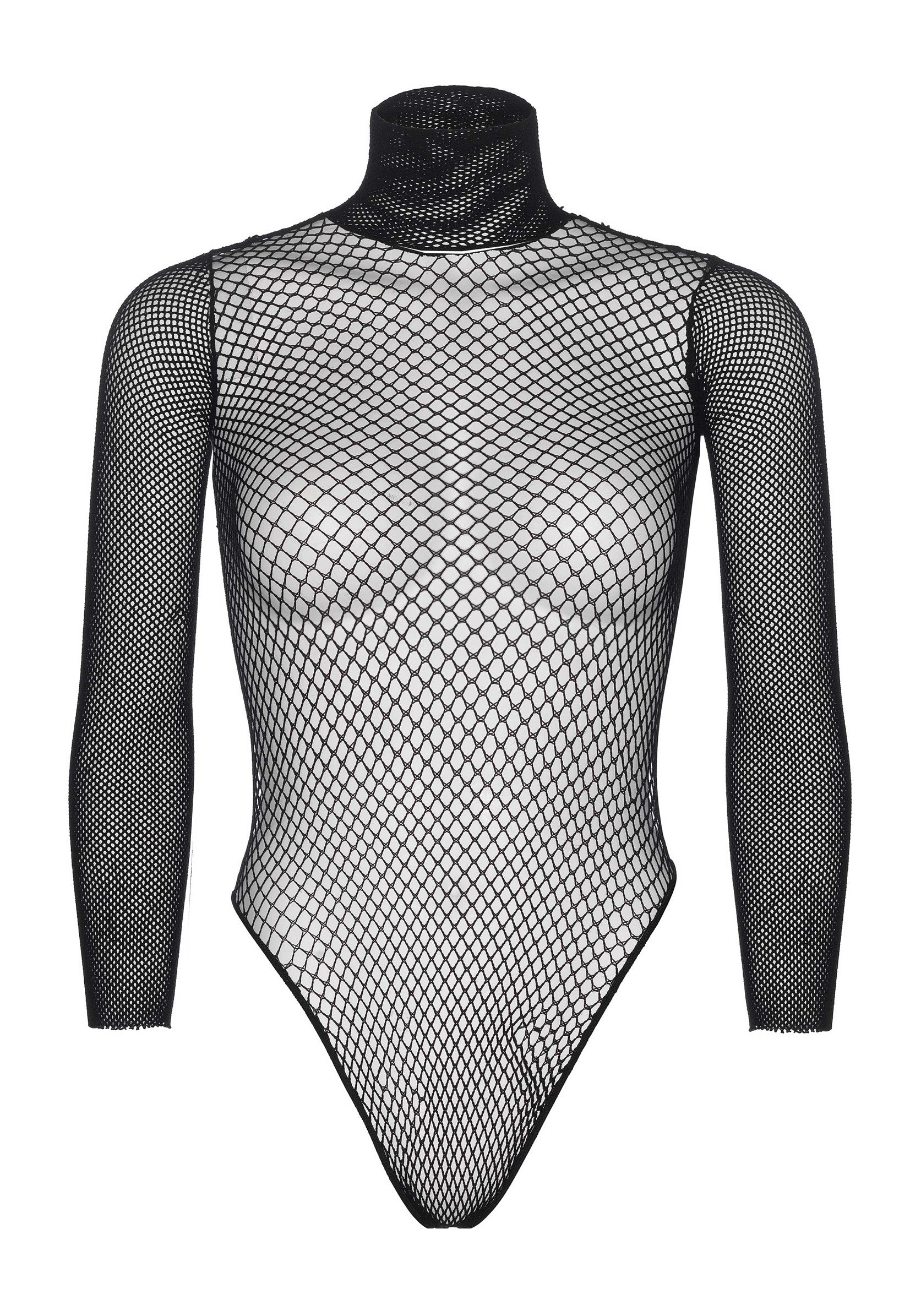 85642 leg avenue very sexy lingerie long sleeved bodysuit with snap crotch