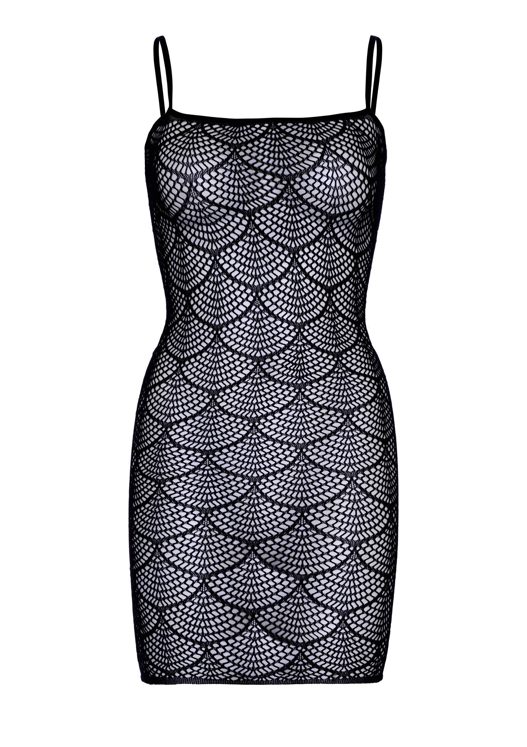 86558 leg avenue shell net mini dress