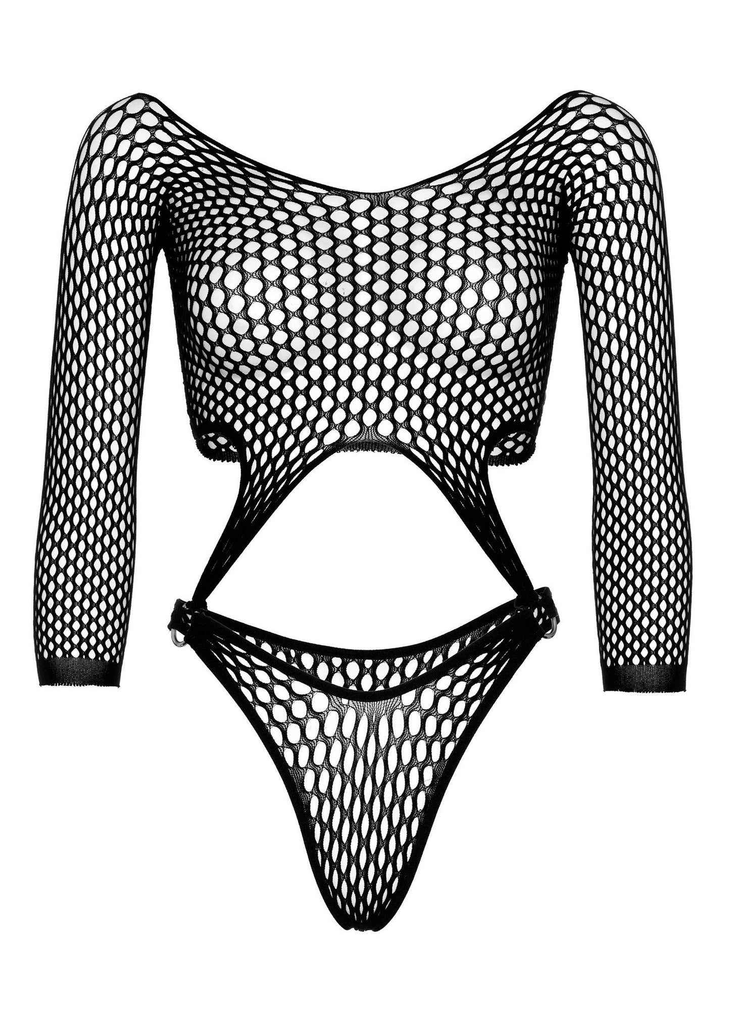 86598 leg avenue long sleeve bodysuit with thong back