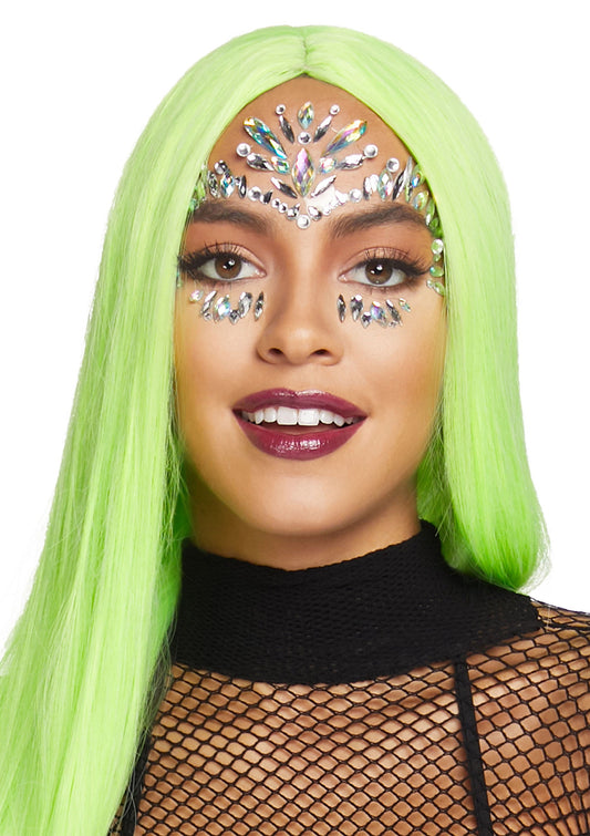 87992 leg avenue iris adhesive face jewels sticker