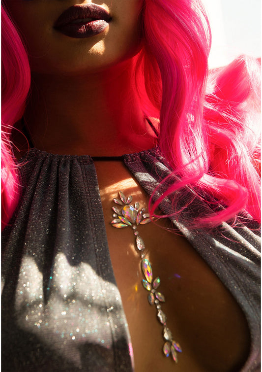 87996 leg avenue jade adhesive body jewels sticker