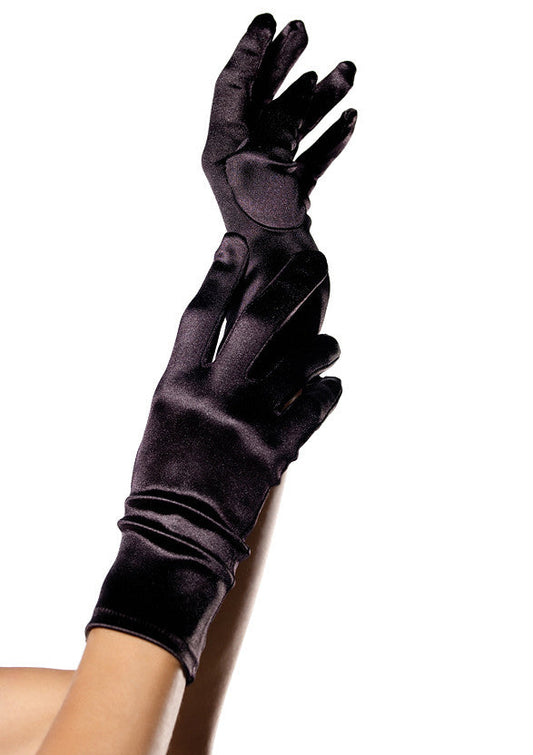 88009 leg avenue wrist length satin gloves
