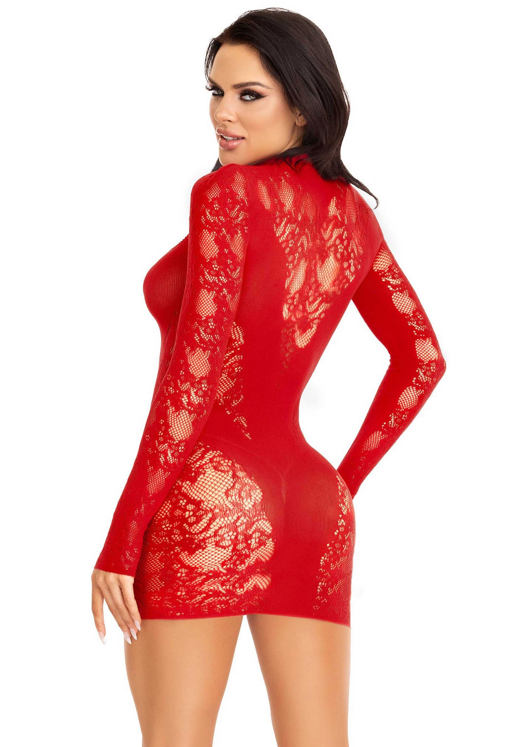 88048 leg avenue mini dress and gloved sleeves