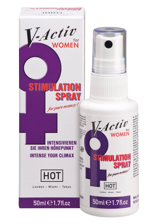90263 hot v activ stimspray women 50ml