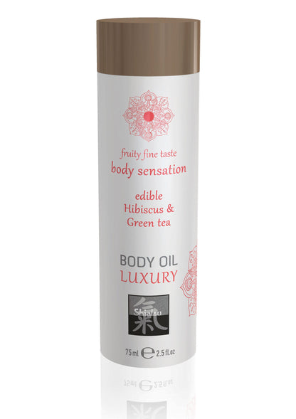 90451 hot shiatsu luxury edible body oil 75ml