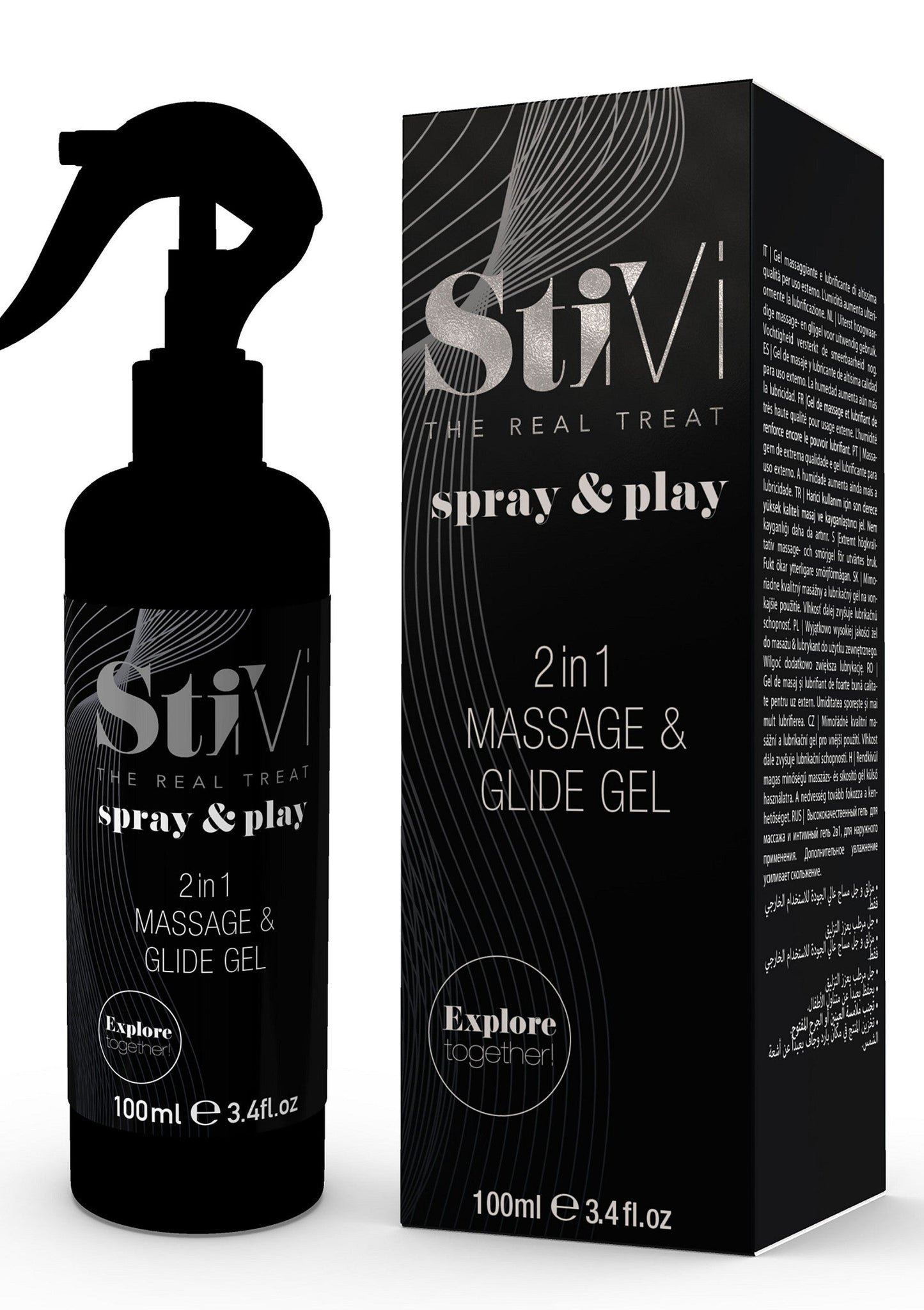 90509 hot stivi massage glide gel 100m