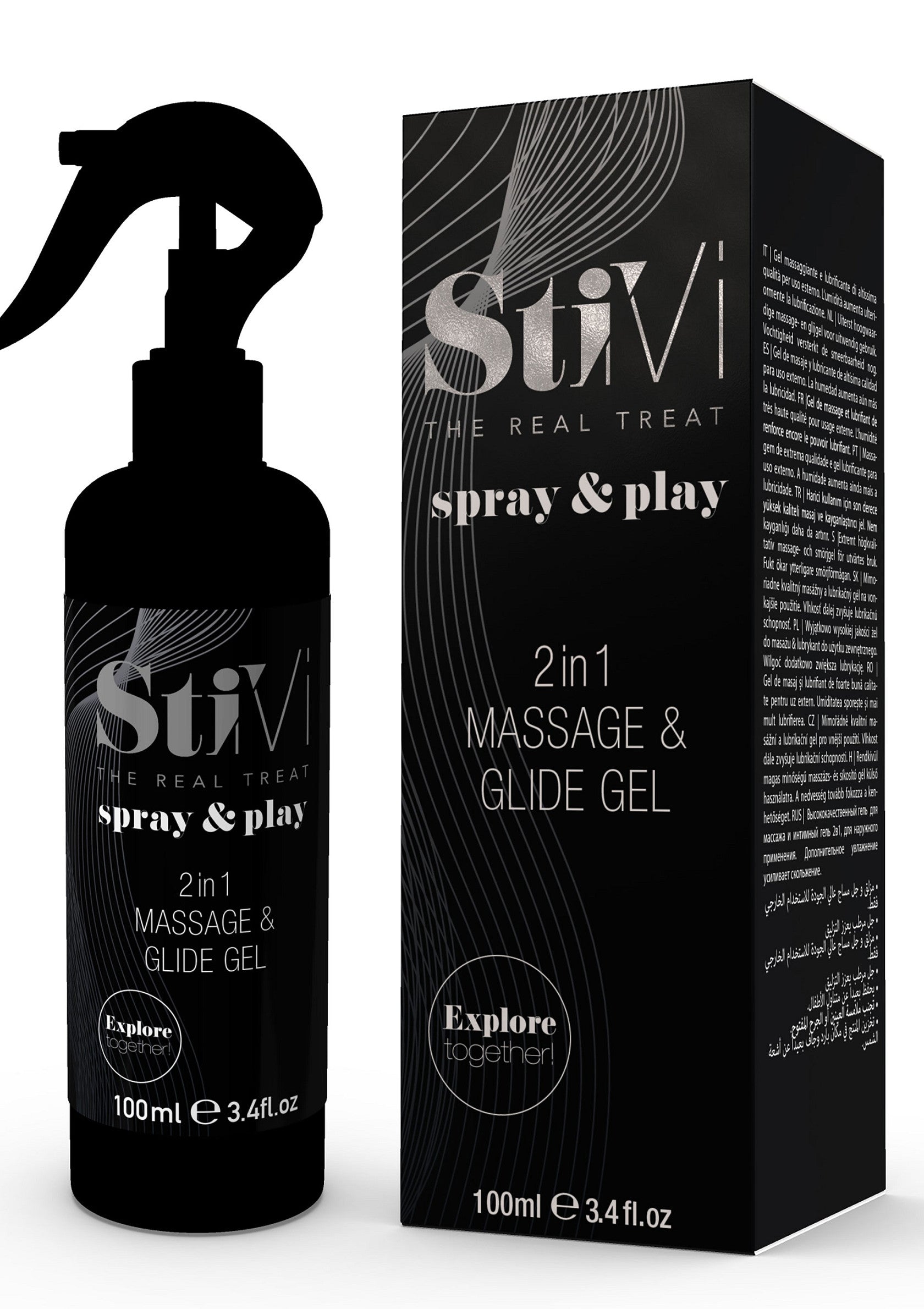 90509 hot stivi massage glide gel 100m