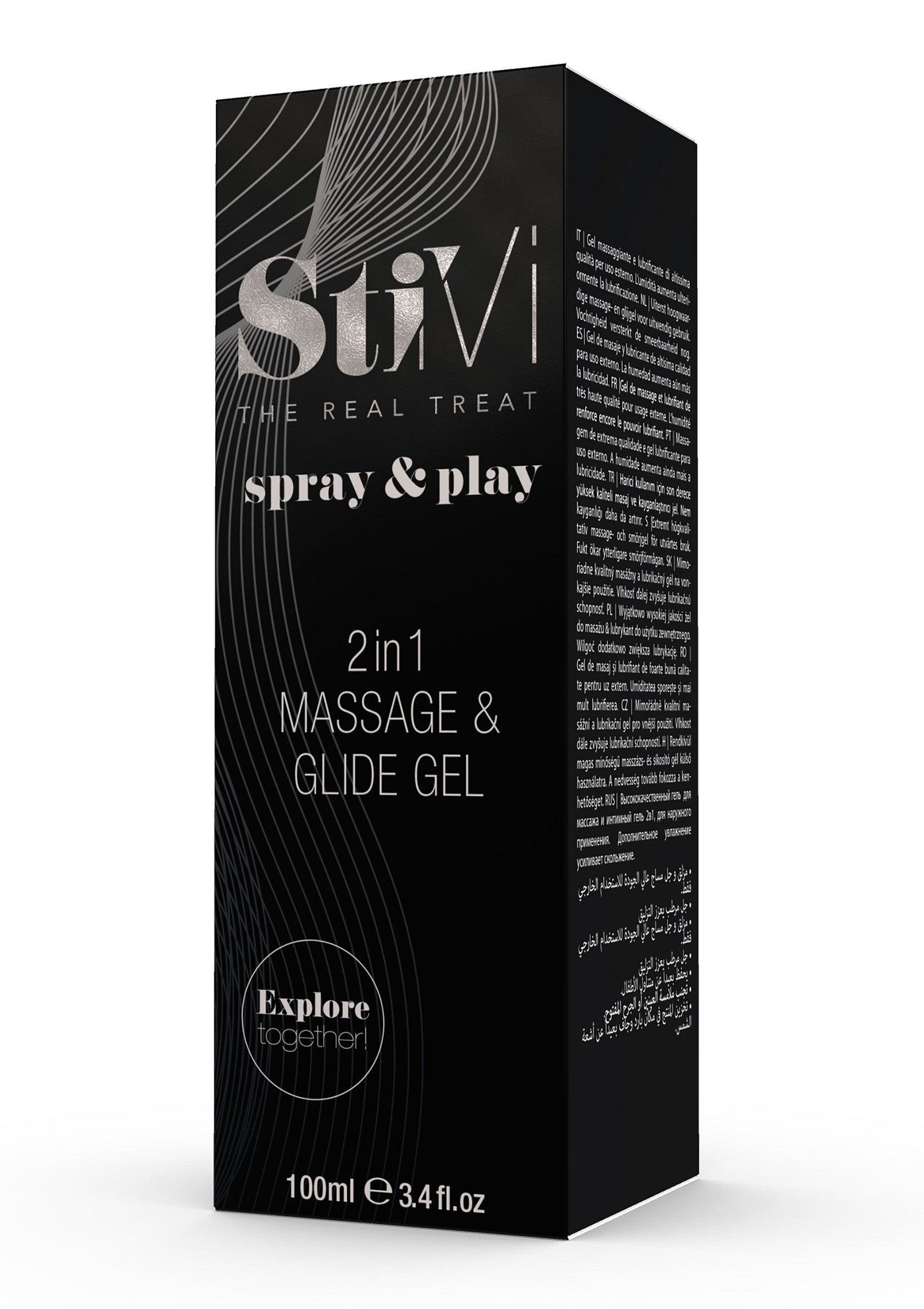 90509 hot stivi massage glide gel 100m