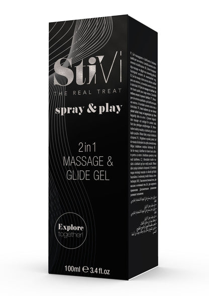 90509 hot stivi massage glide gel 100m