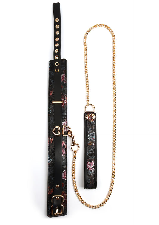 Floral Jacquard Collar & Leash