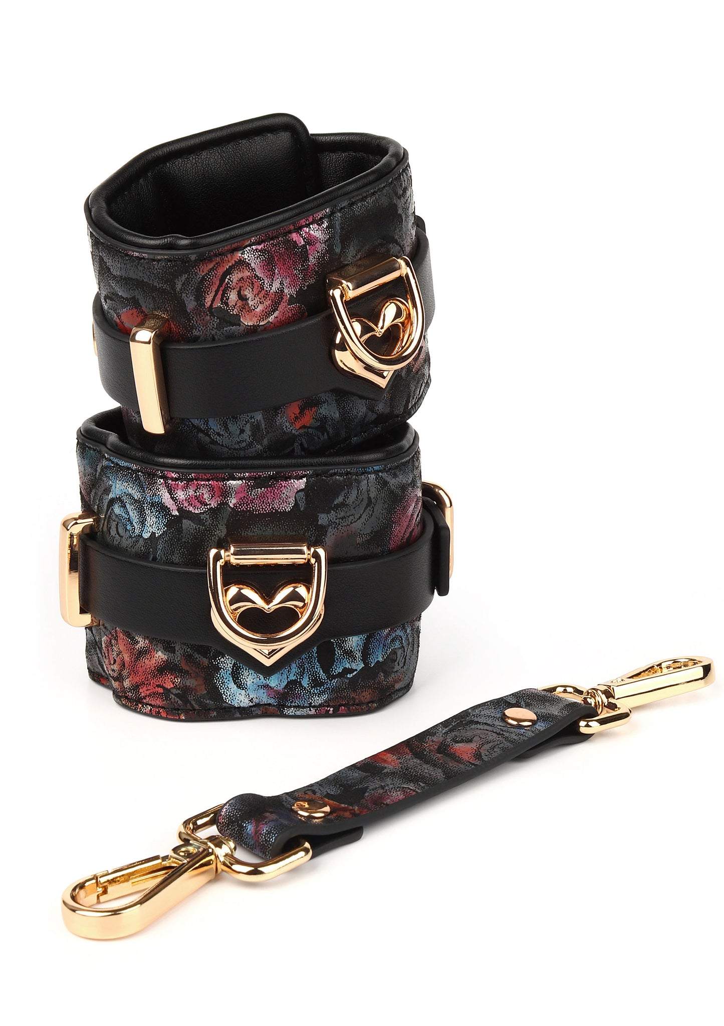 Floral Jacquard Wrist Cuffs