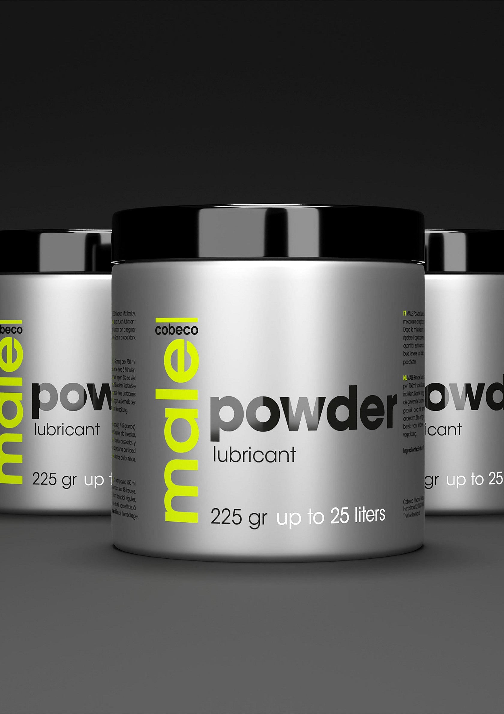 92522 cobeco male powder lubricant 225ml